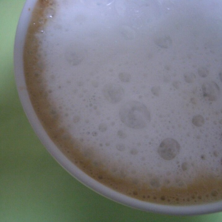 洋ナシのミルクコーヒー